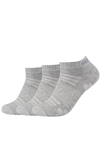 Skechers Socks Herren SK43022 Füßlinge, Grau (Light Grey Melange 9300), (Herstellergröße: 43/46) (3er Pack) von Skechers