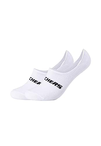 Skechers Socks Herren SK44008 Füßlinge, Weiß (White 1000), (Herstellergröße: 39/42) (2er Pack) von Skechers