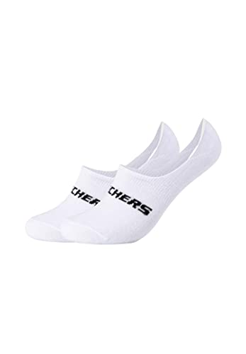 Skechers Socks Herren SK44008 Füßlinge, Weiß (White 1000), (Herstellergröße: 43/46) (2er Pack) von Skechers