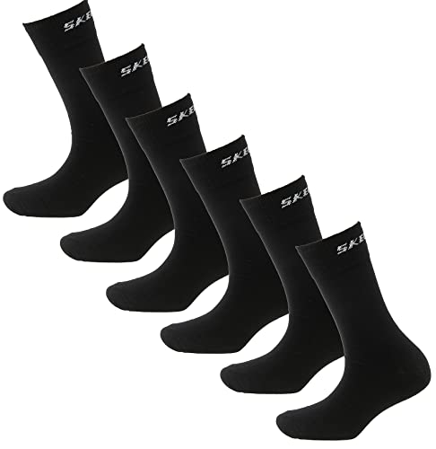 Skechers Socks Unisex SK41040000 Socken, Schwarz, 39-42 von Skechers