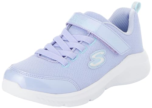 Skechers Sole Swifters Running Sweet Sneaker, Lavender Sparkle Mesh/Turquoise Trim, 27.5 EU von Skechers