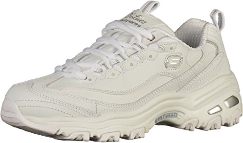 Skechers Damen Skechers D'lites Fresh Start 11931-wsl Sneaker, Weiß Silberfarben, 41 EU von Skechers