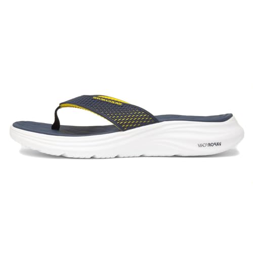 Skechers Herren Sport Mens Vapor Foam Sandale, Navy KPU Yellow Trim, 42 EU Skechers Herren Sport Mens Vapor Foam Sandale, Navy KPU Yellow Trim, 42 EU von Skechers