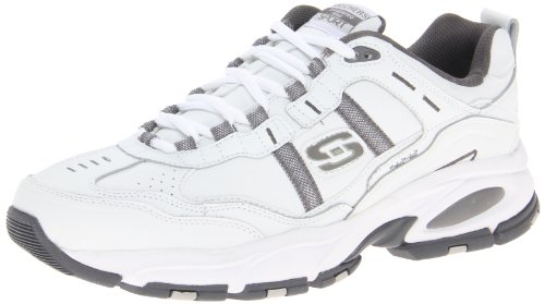 Skechers Herren Vigor 2.0 Serpentine, Weiß/Charcoal, 45.5 EU von Skechers