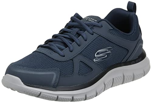 Skechers Sport Mens Track SCLORIC Sportschuhe/Laufschuhe Herren Wide Fit Schuhe Blau, Schuhgröße:42 EU von Skechers