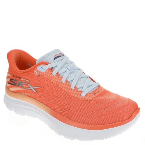 Skechers Sport Slip-Ins Summits Plus-Bright Burst Damen-Sneaker, orange, 38 EU von Skechers
