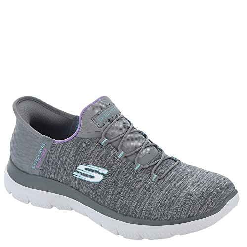 Skechers Sport Women's Women's Summits Dazzling Haze Sneaker, Grey Mint, 7.5 Wide von Skechers