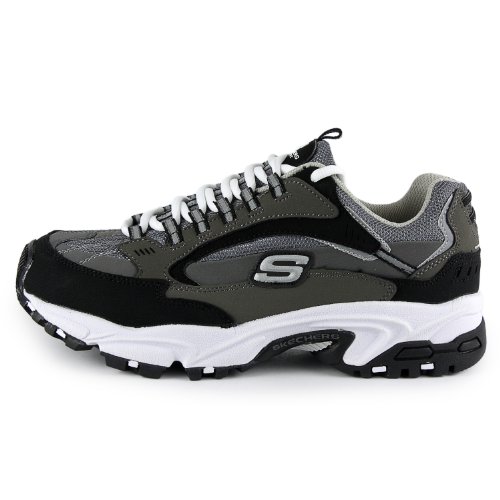 Skechers Stamina Nuovo Herren, ,, Charcoal/Black, 16 3E US von Skechers