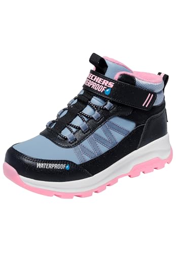 Skechers Storm Blazer Artic Mass Mode-Stiefel, Black Synthetic/Light Pink Trim, 32 EU von Skechers