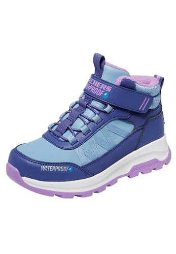 Skechers Storm Blazer Artic Mass Mode-Stiefel, Navy Synthetic/Purple Trim, 32 EU von Skechers