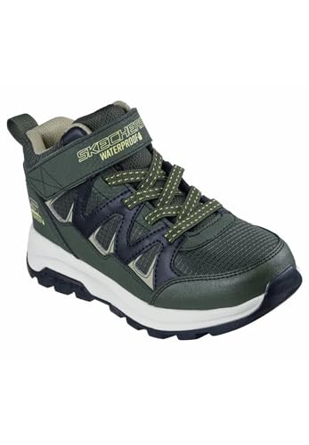 Skechers Storm Blazer Drizzle Squad Mode-Stiefel, Olive & Black Synthetic/Olive Textile/Olive, 32 EU von Skechers
