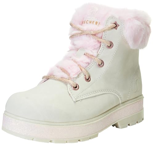 Skechers Street Glitz Stiefelette, Natural Synthetic/Trim, 27.5 EU von Skechers