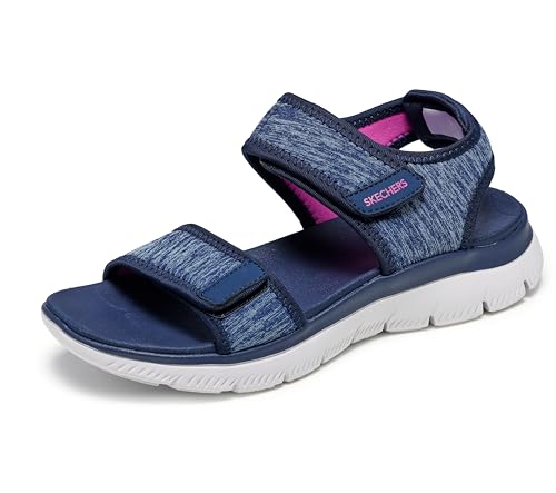 Skechers Women's Summits-Cutest Icon Sport Sandal, Marineblau, 8.5 Wide von Skechers