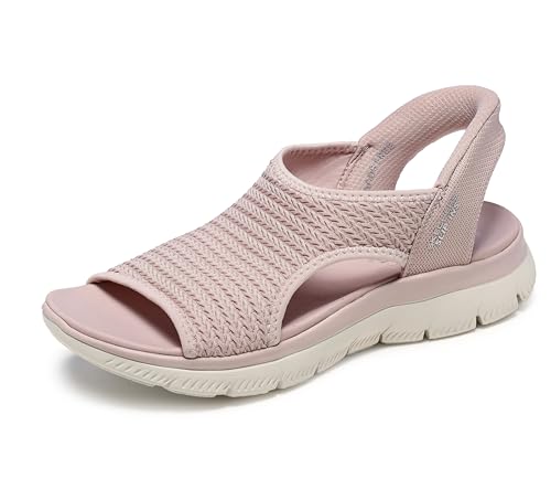 Skechers Summits-Sweetly Evolved Sport-Sandalen für Damen, Blush, 35.5 EU von Skechers