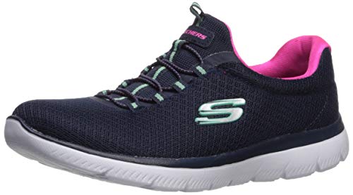 Skechers Summits Top Player Damen Sneaker, Navy Hot Pink, 39.5 EU Skechers Summits Top Player Damen Sneaker, Navy Hot Pink, 39.5 EU von Skechers