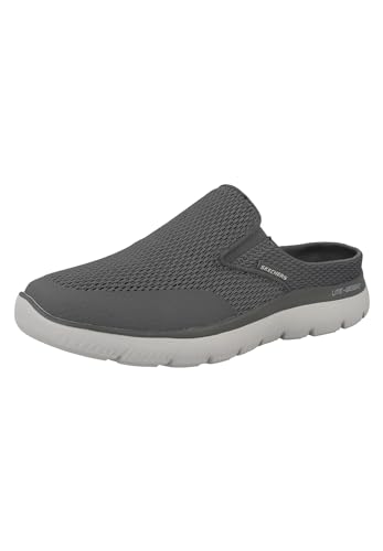 Skechers Sport Herren Summits Vindicator Pantolette Slip on 232296 grau, Schuhgröße:41 EU von Skechers