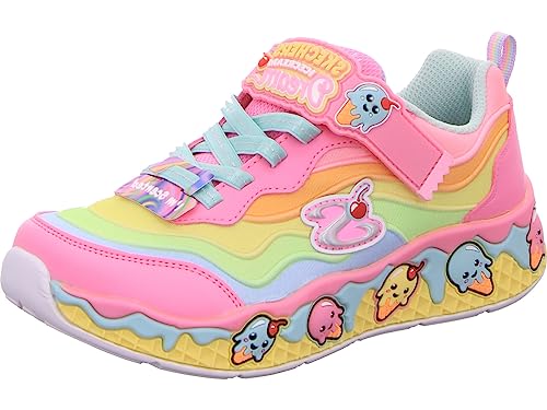 Skechers Sundae Sweeties Lights Girls Trainers 29 Pink Multi von Skechers