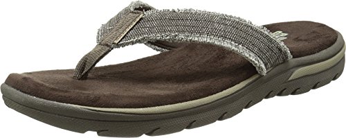 Skechers Herren Supreme Bosnia Pantoletten, Braun (Choc), 41 EU von Skechers