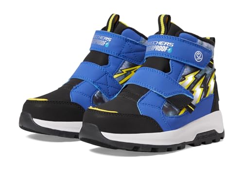 Skechers Trekking LightUp Stiefel Jungen, blau, 10.5 UK Child von Skechers