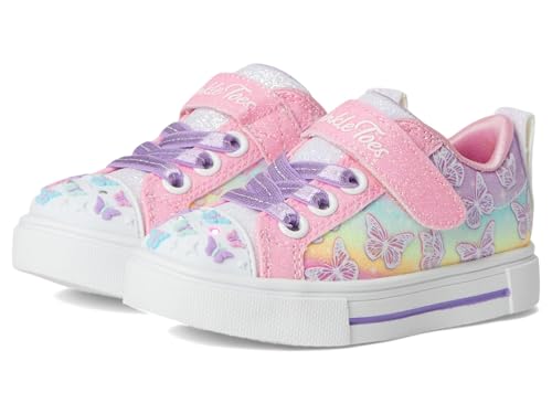 Skechers Twinkle Sparks - Ombre Flutte Mädchen-Sneaker, Link Pink/Mehrfarbig, 5 Toddler Skechers Twinkle Sparks - Ombre Flutte Mädchen-Sneaker, Link Pink/Mehrfarbig, 5 Toddler von Skechers