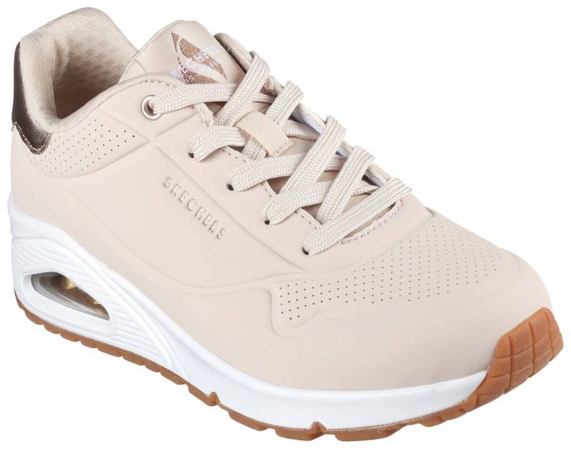 Skechers UNO GOLDEN AIR Sneaker Freizeitschuh, Halbschuh, Schnürschuh mit Metallic-Einsatz von Skechers