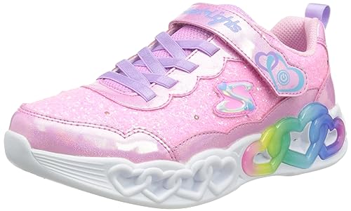 Skechers Infinite Heart Lights Fresh Love Sneaker, Rosa, 34 EU von Skechers