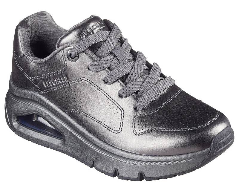 Skechers UNO ICON - LUSTROUS AIR Sneaker Keilsneaker, Plateausneaker, Schnürschuh im Metallic Look von Skechers