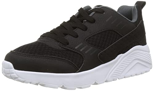 Skechers UNO LITE RONZO Sneaker, Black Synthetic Textile White Trim, 29 EU von Skechers