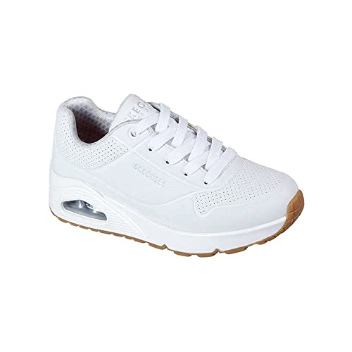 Skechers UNO Stand ON AIR Sneaker, White Synthetic & Trim, 35 EU von Skechers