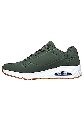 Skechers Mens Sport Casual UNO Stand ON AIR Sneakers Men 52458 Olive, Schuhgröße:46 EU von Skechers