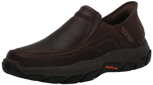 Skechers USA Herren Respected-Elgin 204810 Moc Toe Leder Slip-Ins, 45.5 EU von Skechers