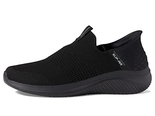 Skechers Herren Ultra Flex 3.0 Smooth Step Slip-In Slipper, Schwarz, 46 EU Weit von Skechers