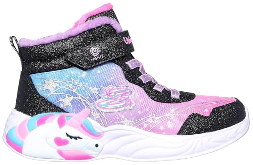Skechers Unicorn Dreams Schwarz BKMT Größe EU 34 von Skechers