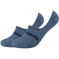 Skechers Unisex Footies MESH VENTILATION 2er Pack von Skechers