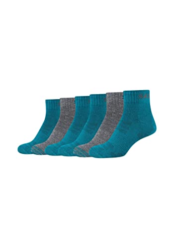 Skechers Kinder Kurzsocken Mesh Ventilation 6er Pack 27/30 ocean depths von Skechers