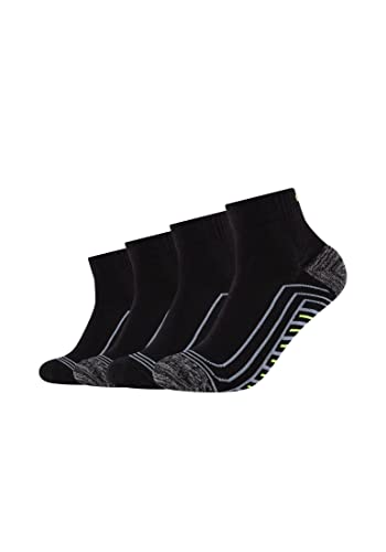 Skechers Unisex Kurzsocken Cushioned 4er Pack 35/38 black mix von Skechers