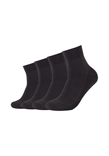 Skechers Unisex Kurzsocken Cushioned 4er Pack 43/46 black von Skechers