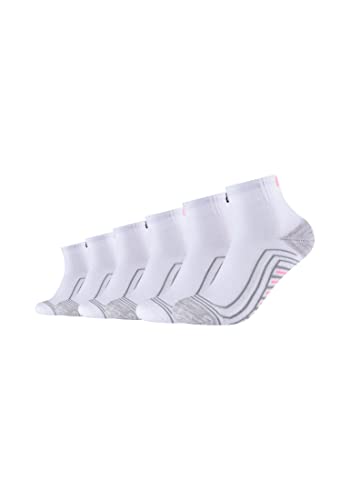 Skechers Unisex Kurzsocken Cushioned 6er Pack 39/42 white mix von Skechers