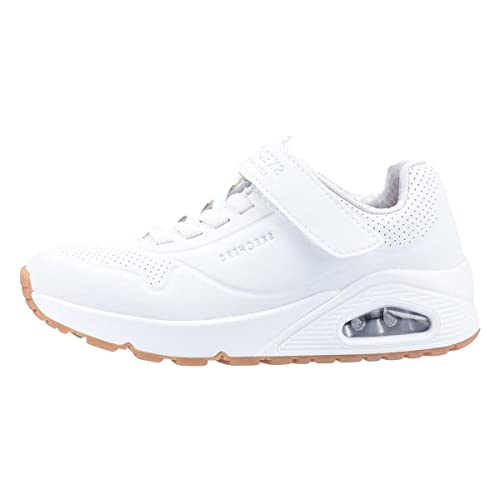 Skechers Unisex Sneakers,Sports Shoes, White, 33 EU von Skechers