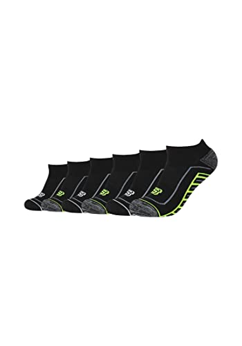 Skechers Unisex Sneakersocken Cushioned 6er Pack 43/46 black mix von Skechers