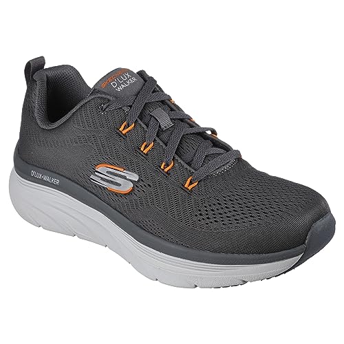 Skechers Herren D'LUX Walker MEERNO Sneaker, Holzkohle, 39.5 EU von Skechers