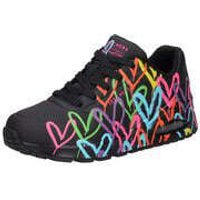 Skechers Uno Highlight Love Sneaker Damen schwarz von Skechers