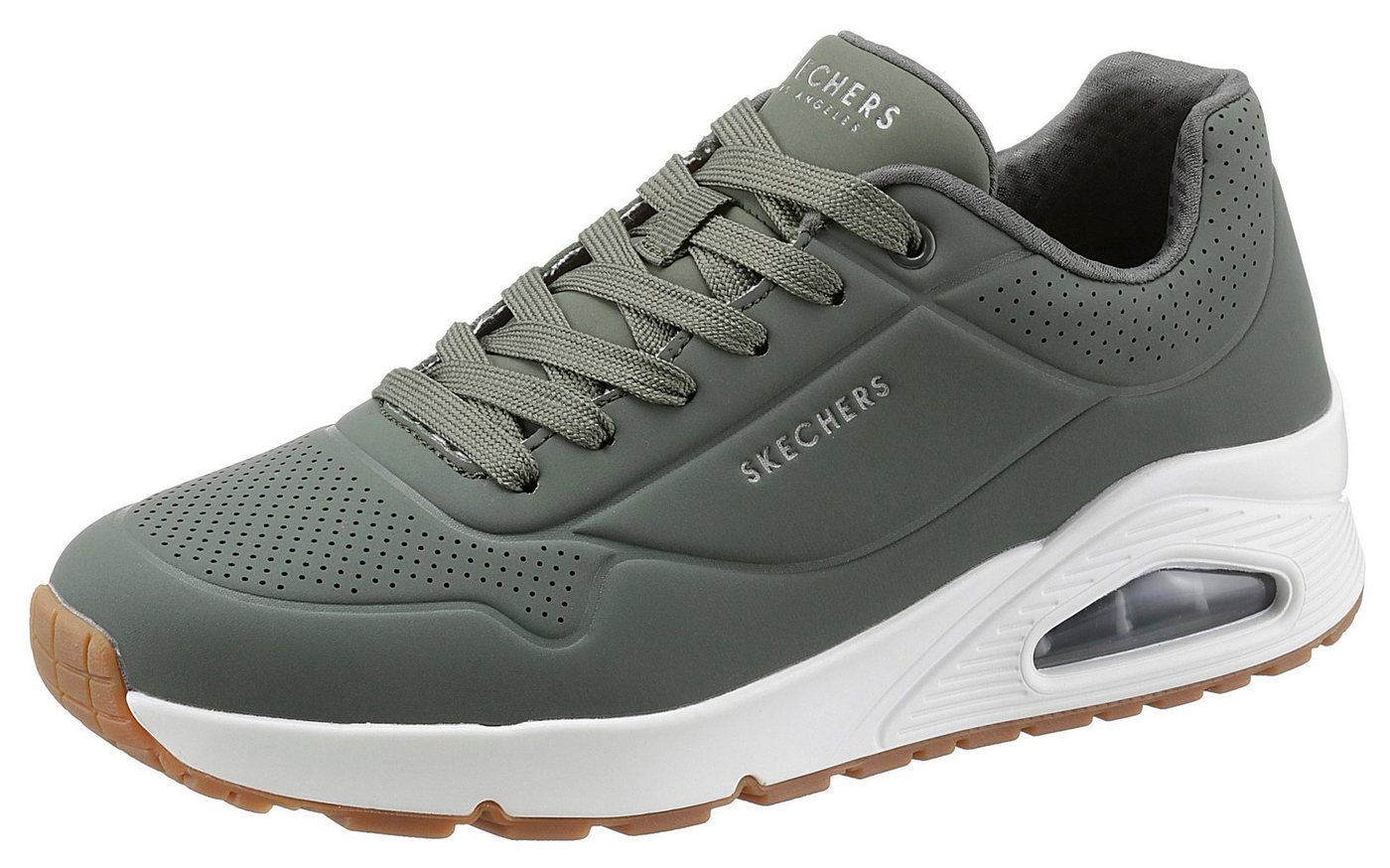 Skechers Uno - Stand on Air Sneaker Freizeitschuh, Halbschuh, Schnürschuh mit Air-Cooled Memory Foam von Skechers