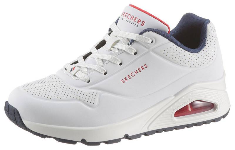 Skechers Uno - Stand on Air Wedgesneaker Freizeitschuh, Halbschuh, Schnürschuh mit feiner Perforation von Skechers