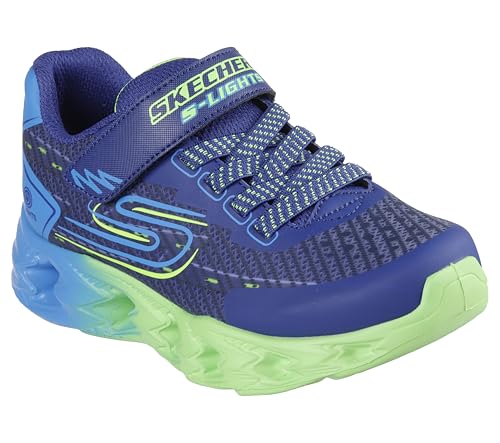 Skechers Sports Shoes,Sneakers, Navy Synthetic/Textile/Lime & Blue Trim, 31 EU von Skechers