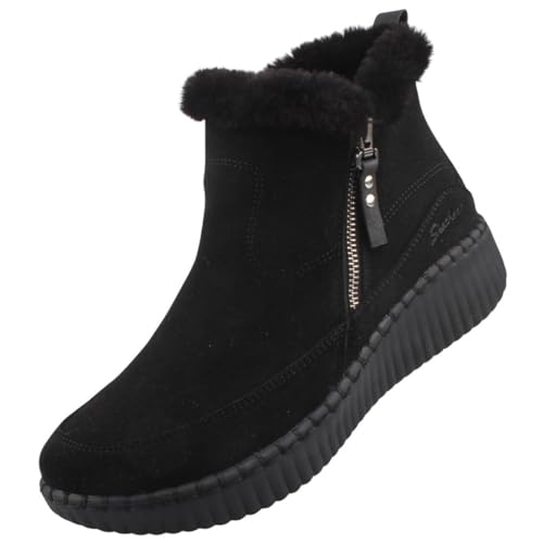 Skechers Wilshire BLVD - Fresh Zip Damen Stiefelette Black EU 39 von Skechers