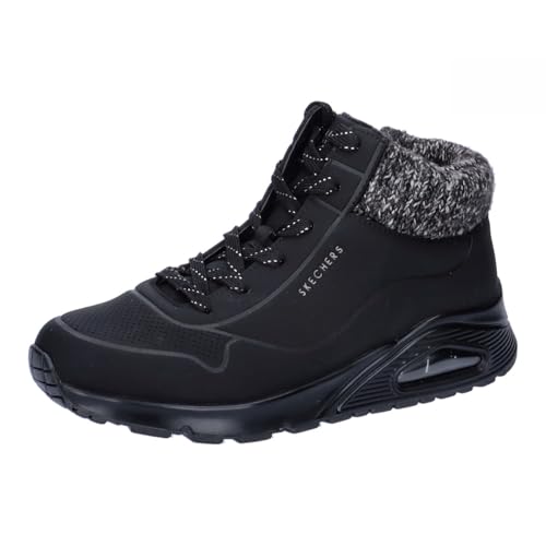 Skechers Winter Boots, Black Synthetic/Sweater Knit, 28 EU von Skechers
