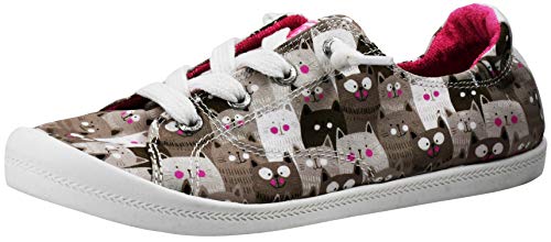 Skechers Women's BOBS Beach Bingo-Kitty Concert Taupe/Multi 9 M US von Skechers