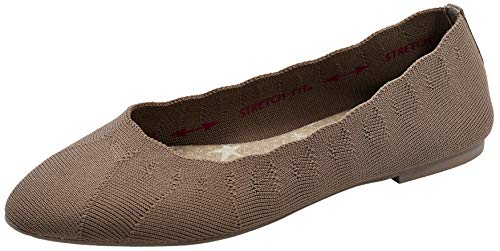 Skechers Women's Clawsome-Bewitch Ballet Flat, Taupe, 9.5 M US von Skechers