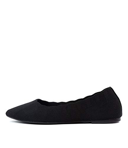 Skechers Damen Cleo – Bewitch – breit Ballerinas, Schwarz, 37 EU Weit von Skechers